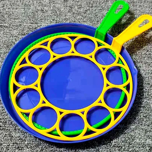 KTX-059411 Large Bubble Blowing Tool Set for Outdoor Fun - Soap Bubble Maker for Kids and Adults