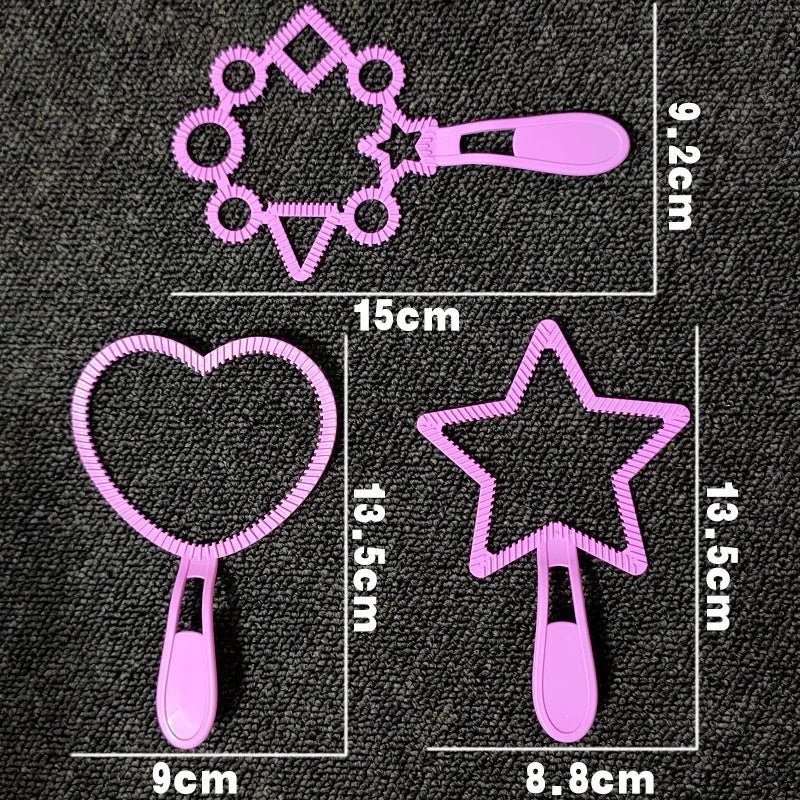 KTX-059411 Large Bubble Blowing Tool Set for Outdoor Fun - Soap Bubble Maker for Kids and Adults