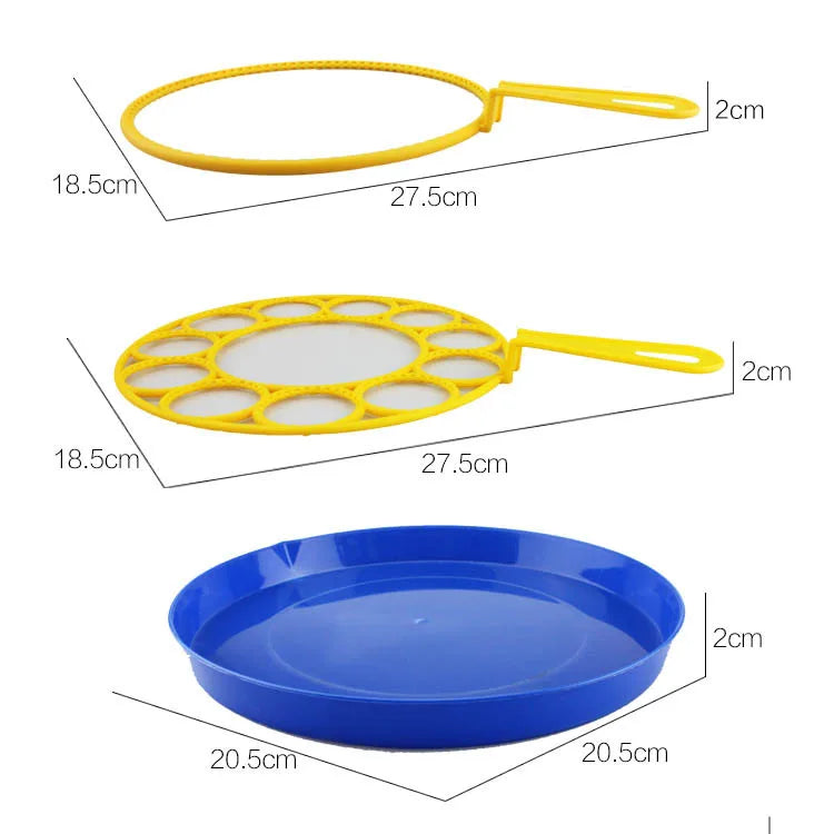 KTX-059411 Large Bubble Blowing Tool Set for Outdoor Fun - Soap Bubble Maker for Kids and Adults