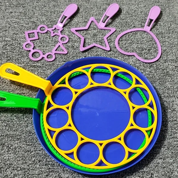 KTX-059411 Large Bubble Blowing Tool Set for Outdoor Fun - Soap Bubble Maker for Kids and Adults
