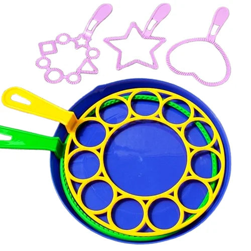 KTX-059411 Large Bubble Blowing Tool Set for Outdoor Fun - Soap Bubble Maker for Kids and Adults