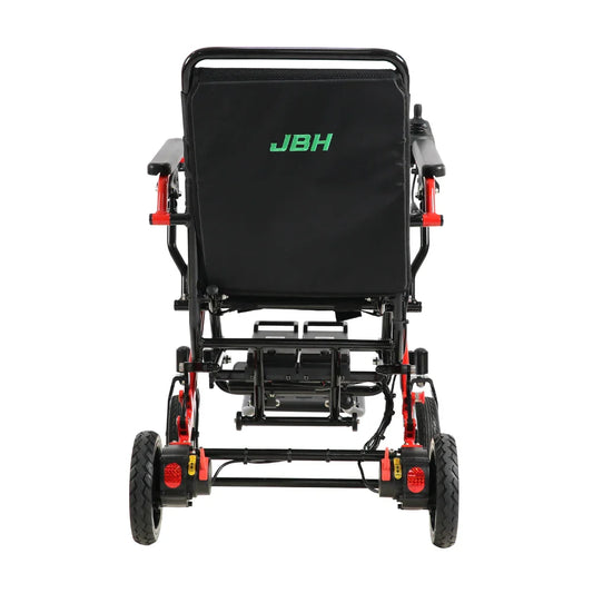 KTX-059603 Lightweight Folding 21.5KG Aluminum Alloy Power Wheelchair with Dual Motors and 20km Range