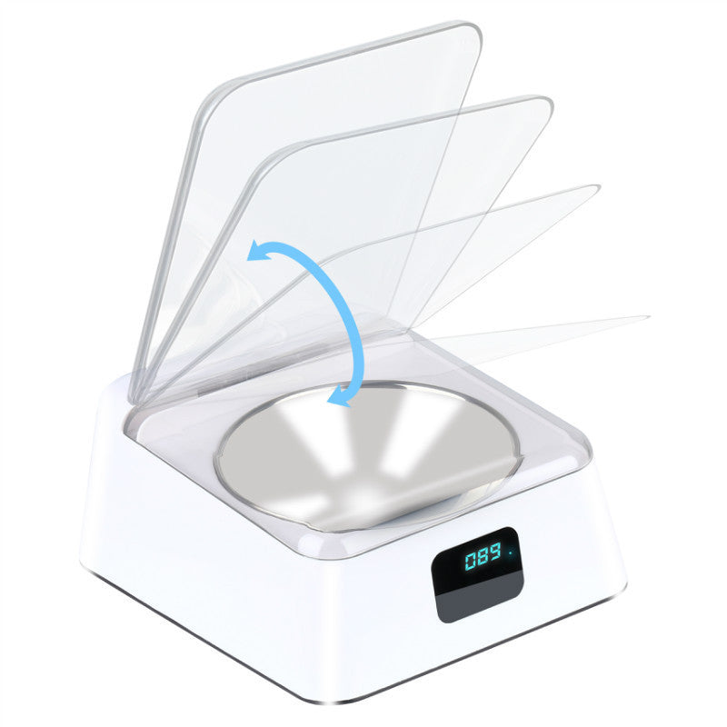 KTX-060243 Automatic Pet Feeder with 5G Connectivity and Integrated Bowl, Compact Design, DC3.7V Power