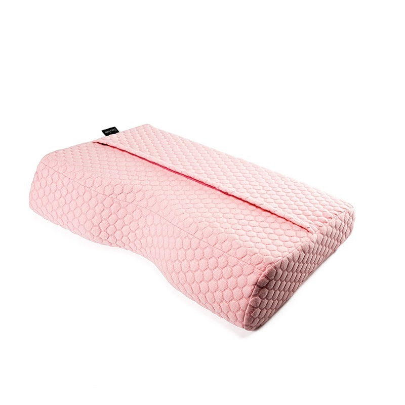 KTX-060563 Cervical Support Butterfly Pillow with 100% Memory Foam Filling and Polyester Cotton Cover