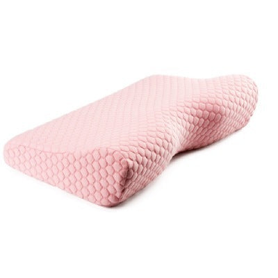 KTX-060563 Cervical Support Butterfly Pillow with 100% Memory Foam Filling and Polyester Cotton Cover