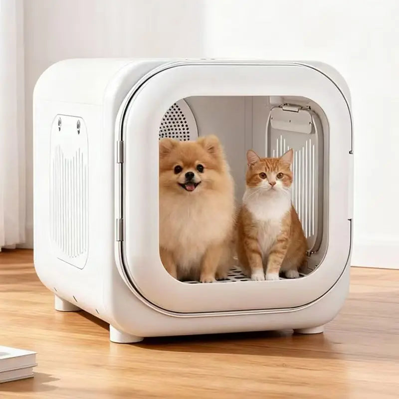 KTX-061139 Automatic Pet Hair Dryer Box for Cats and Small Dogs with Smart Temperature Control and Ultra-Quiet Operation