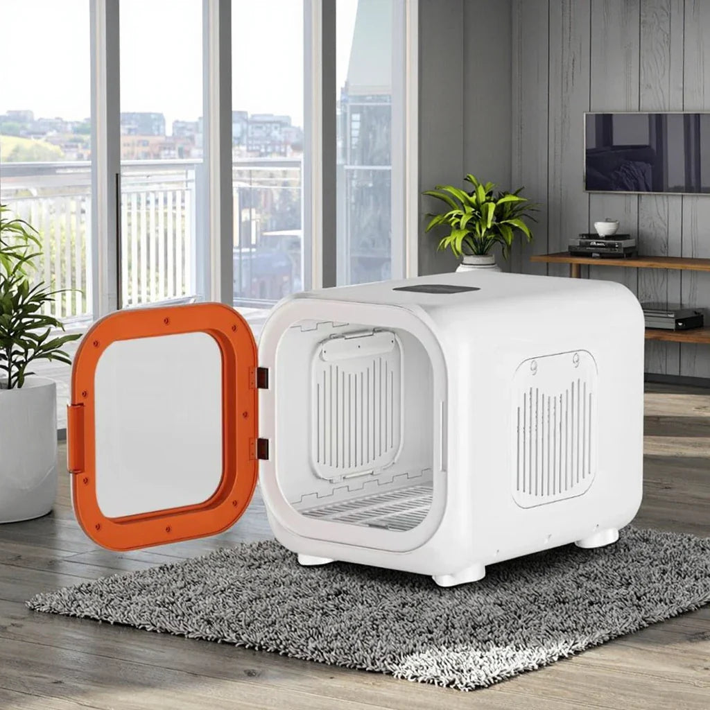 KTX-061139 Automatic Pet Hair Dryer Box for Cats and Small Dogs with Smart Temperature Control and Ultra-Quiet Operation
