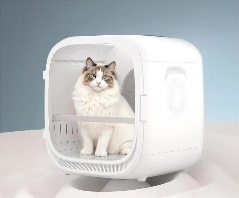 KTX-062291 Automatic Pet Hair Dryer Box with Voice Control and Temperature Settings for Cats and Small Dogs