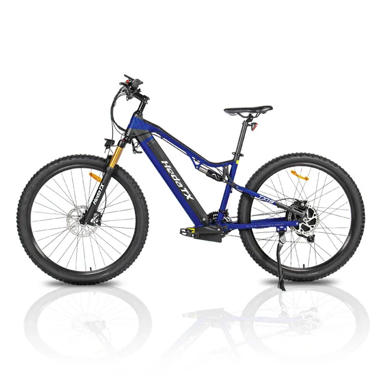 KTX-062355 27-Speed 29-Inch Electric Mountain Bike for Adults, 1000W, Front and Rear Hydraulic Disc Brakes, Aluminum Alloy Frame
