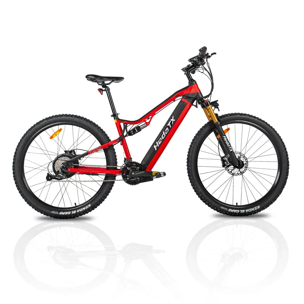 KTX-062355 27-Speed 29-Inch Electric Mountain Bike for Adults, 1000W, Front and Rear Hydraulic Disc Brakes, Aluminum Alloy Frame