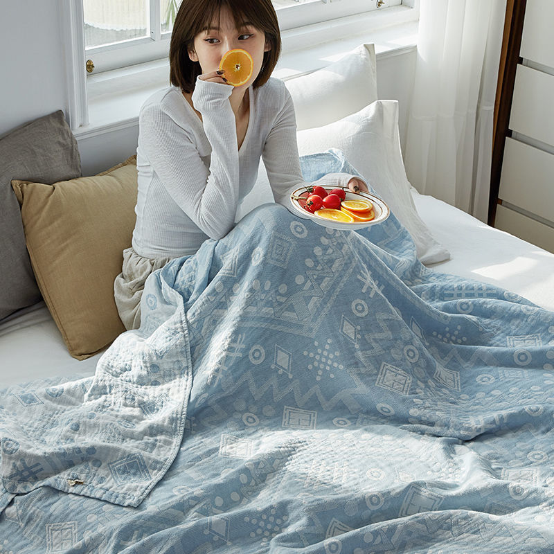 KTX-062867 Terry Quilted Soft Cotton Quilt in Various Colors and Patterns - Double Thin Design, 150cm x 200cm, 200cm x 230cm