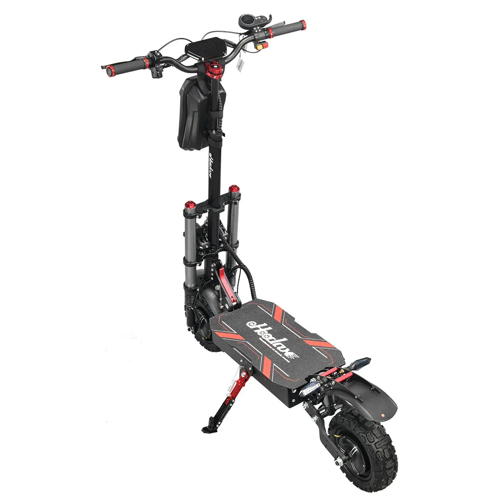 KTX-063059 Dual Motor 5600W Electric Scooter, 60V, Max Speed 100km/h, 100km Range, Foldable Design, Black