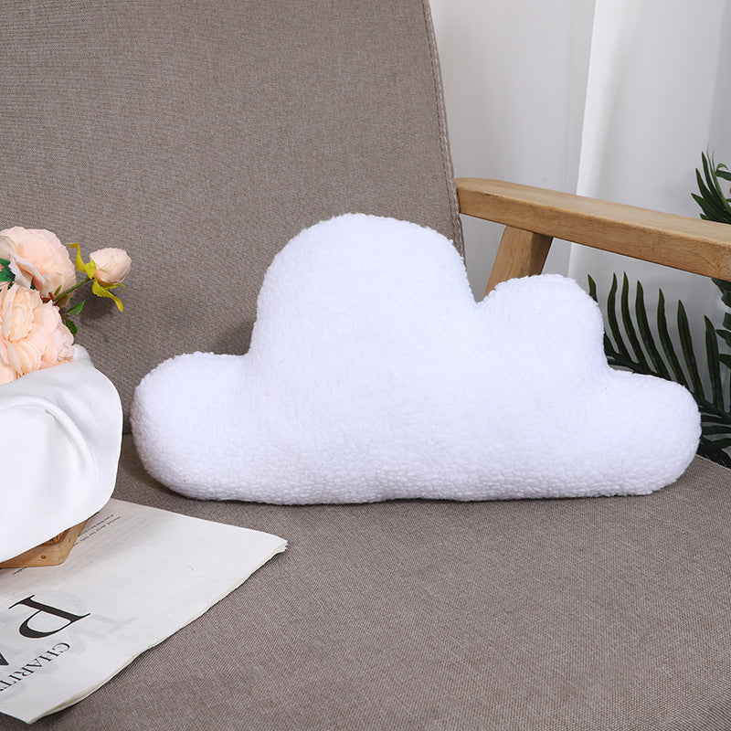 KTX-064083 Bay Window Plush Doll Cushion for Afternoon Naps - Available in White, Beige, Brown, Gray, 33cm Height