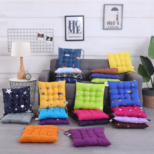 KTX-067539 Winter Thickened Pearl Cotton Cushion in Various Designs and Colors - 40x40cm & 45x45cm