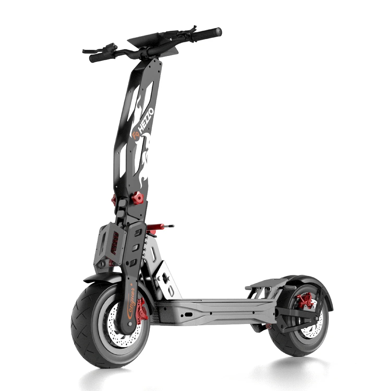 KTX-067987 Powerful Electric Offroad Scooter, 8000W Dual Motors, 90Km/h Max Speed, 12 Inch Fat Tires, 80-100Km Range, Foldable, Waterproof