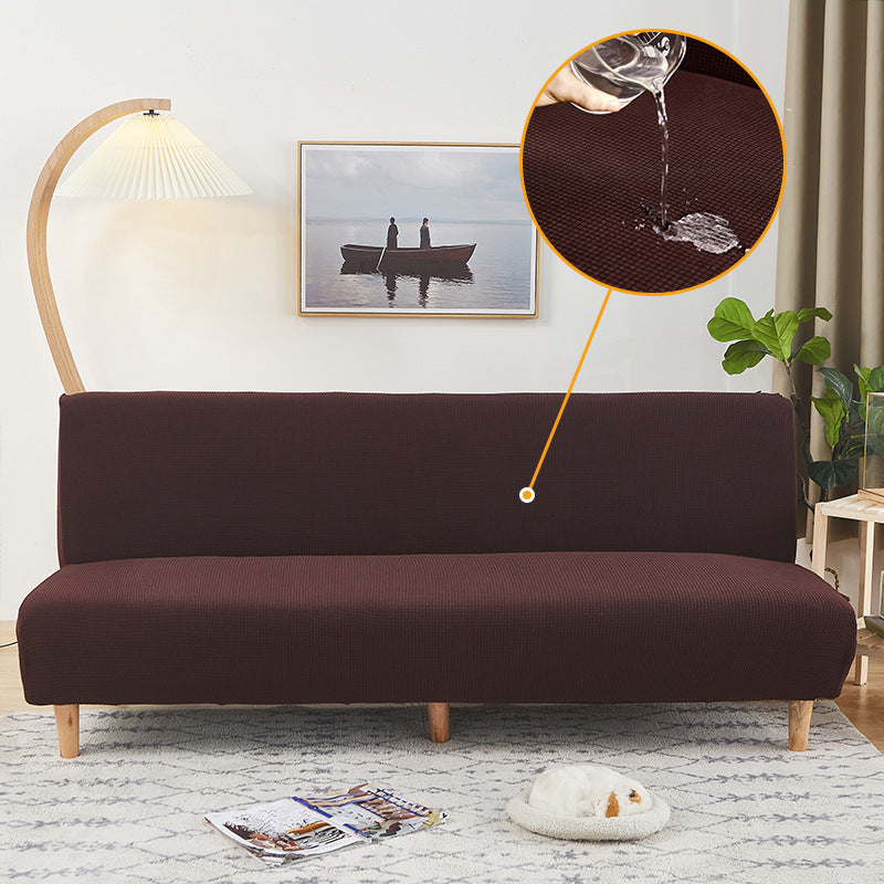 KTX-069587 Waterproof Armless Sofa Cover in Various Colors - Modern Dust Protection for Sofas 160-210cm