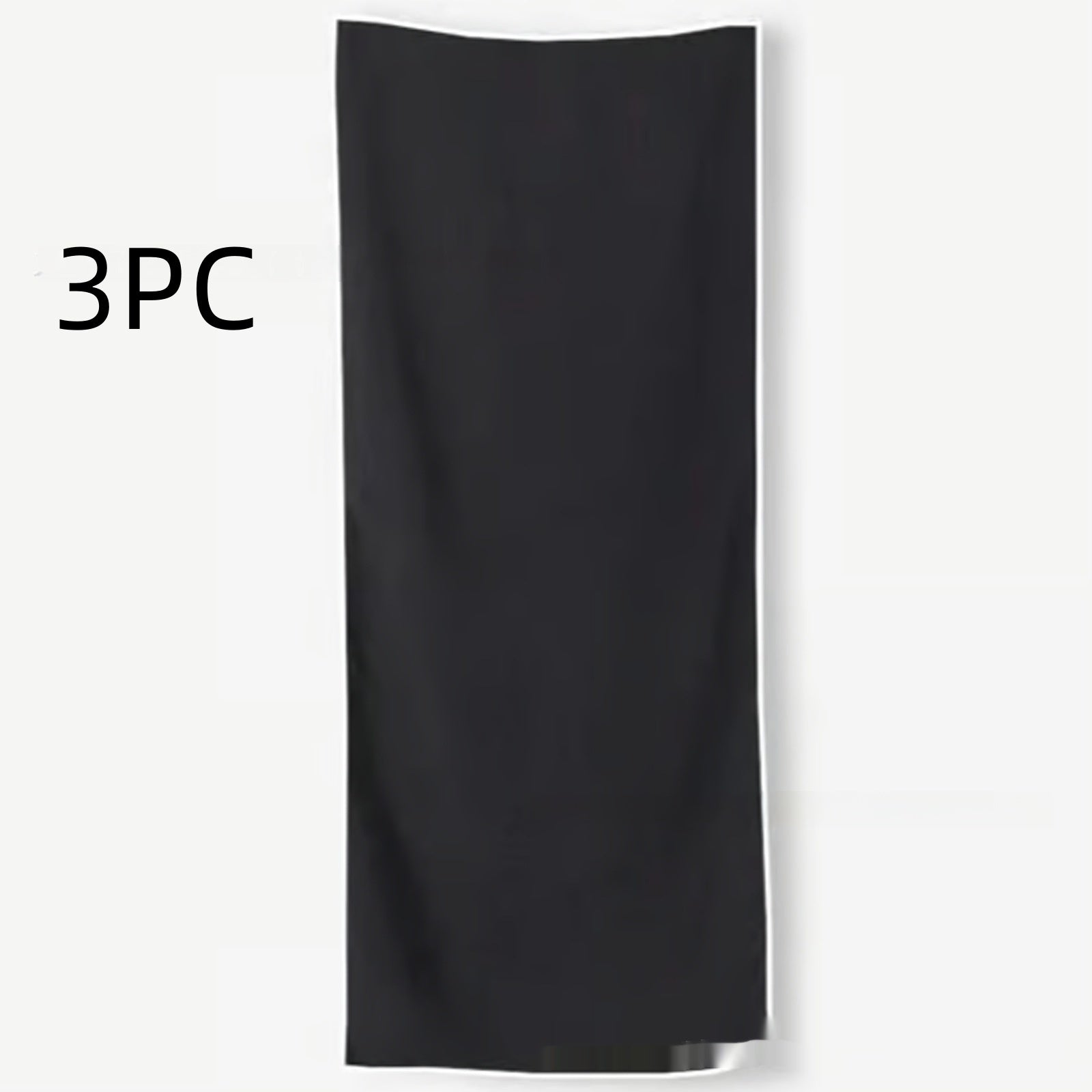KTX-070355 Magnetic Nylon Bath Towel for Outdoor and Beach Use - Available in Black Gray, Army Green, and White