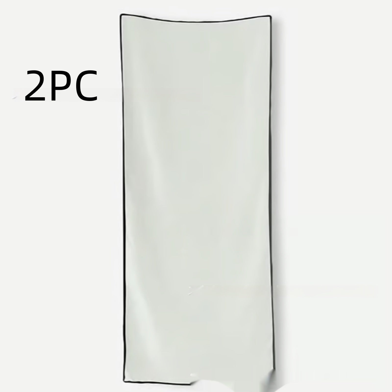 KTX-070355 Magnetic Nylon Bath Towel for Outdoor and Beach Use - Available in Black Gray, Army Green, and White