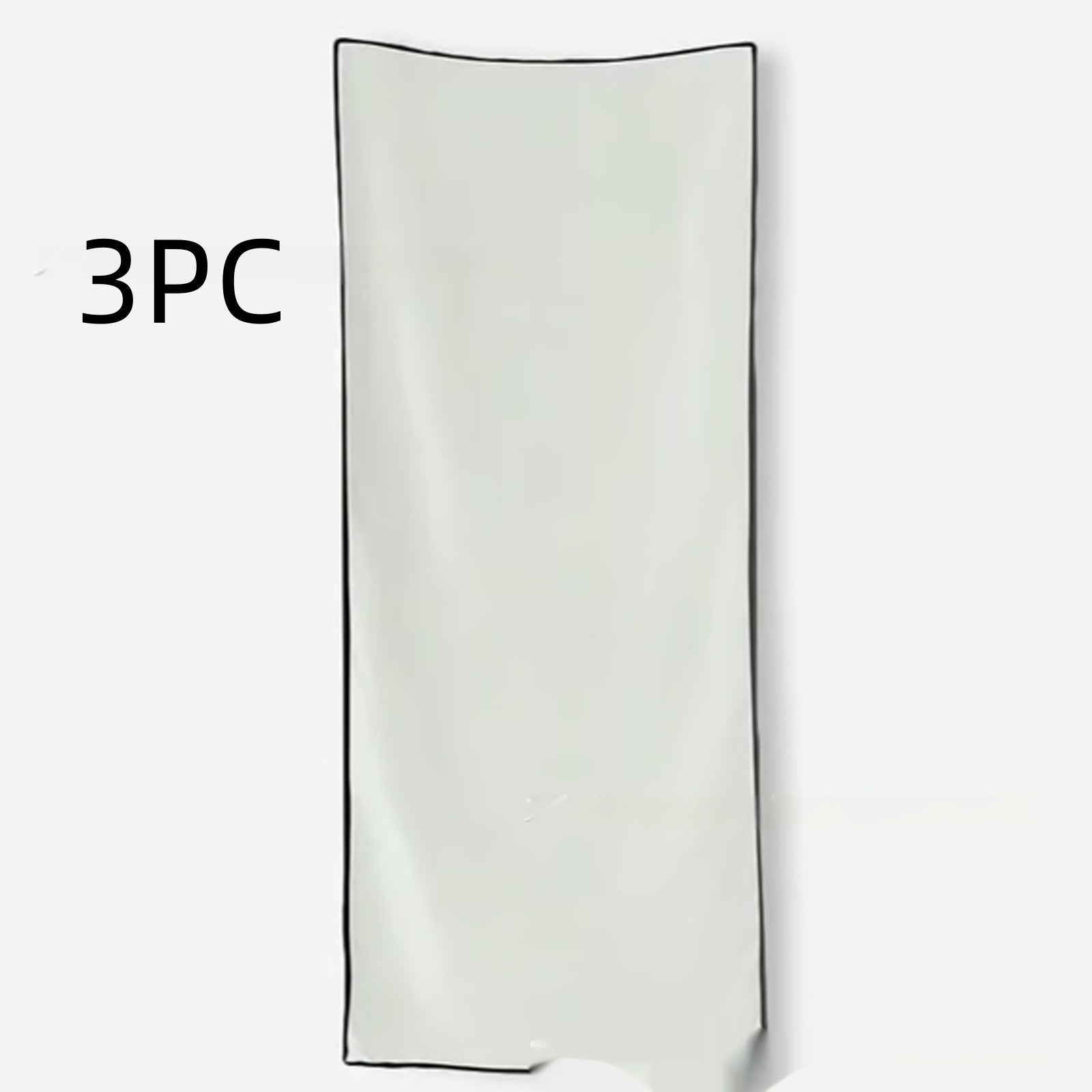 KTX-070355 Magnetic Nylon Bath Towel for Outdoor and Beach Use - Available in Black Gray, Army Green, and White