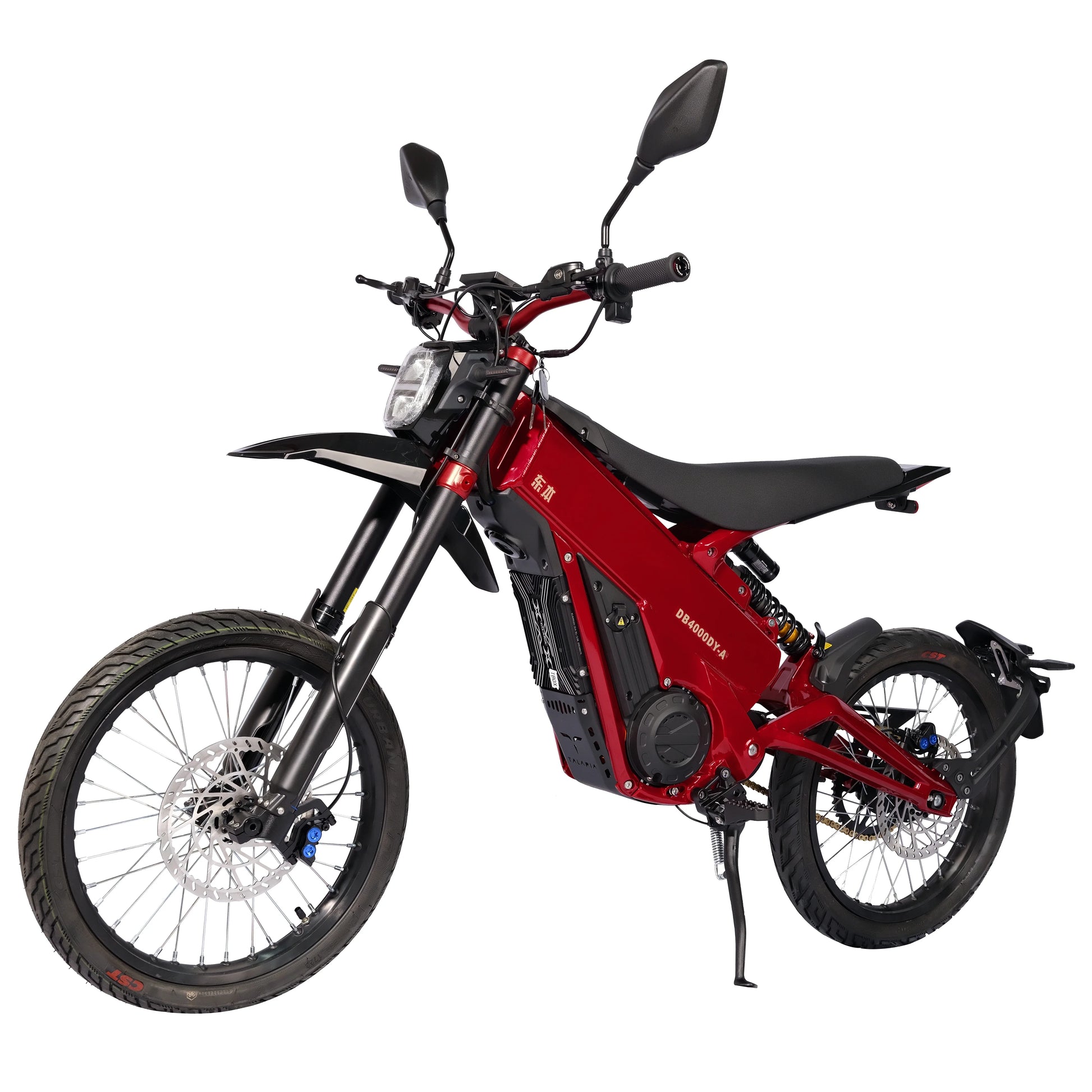 KTX-073171 Off-Road Electric Dirt Bike 60V 6500W Middrive with Long Range 40Ah Battery and Dual Hydraulic Suspension