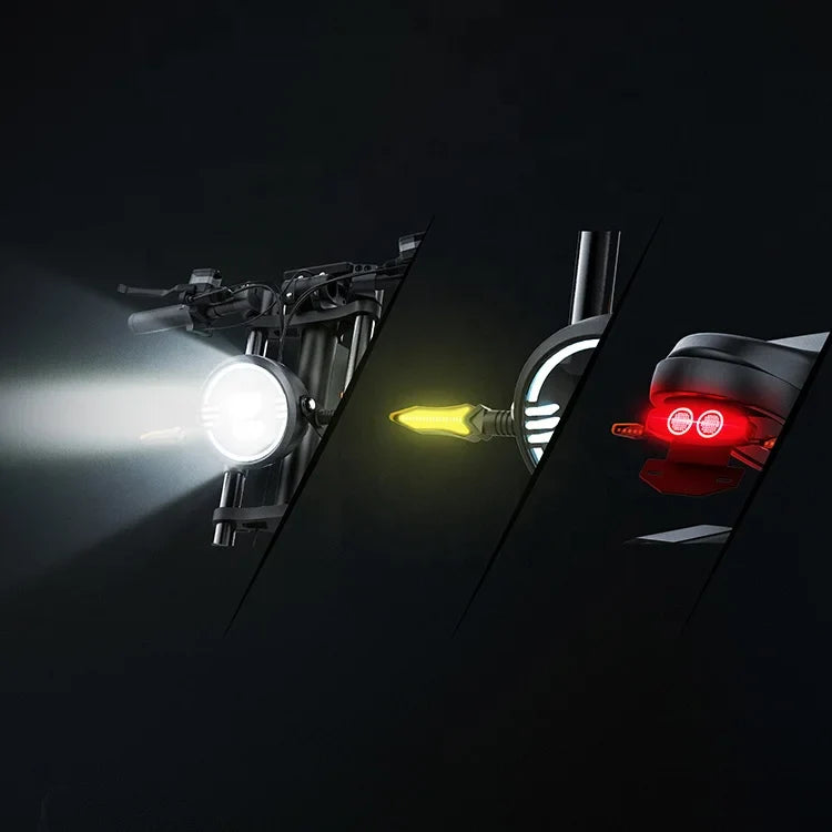 KTX-073939 Dual Battery Electric Motorcycle 2000W 40AH Electric Mountain Bike, Max Speed 65km/h, Cruiser Style with Double Suspension