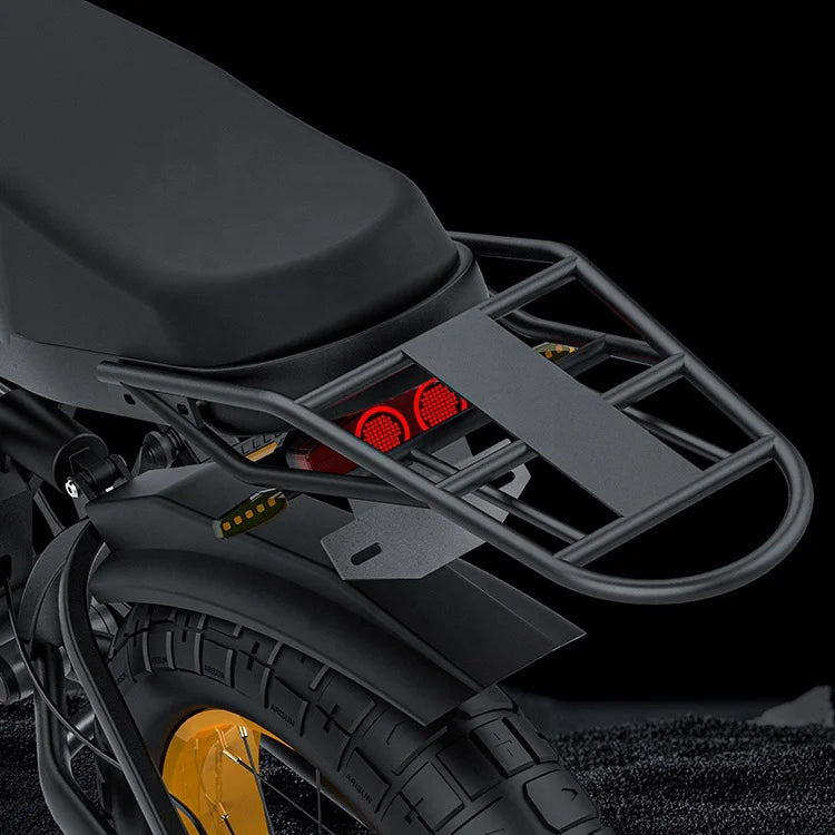 KTX-073939 Dual Battery Electric Motorcycle 2000W 40AH Electric Mountain Bike, Max Speed 65km/h, Cruiser Style with Double Suspension