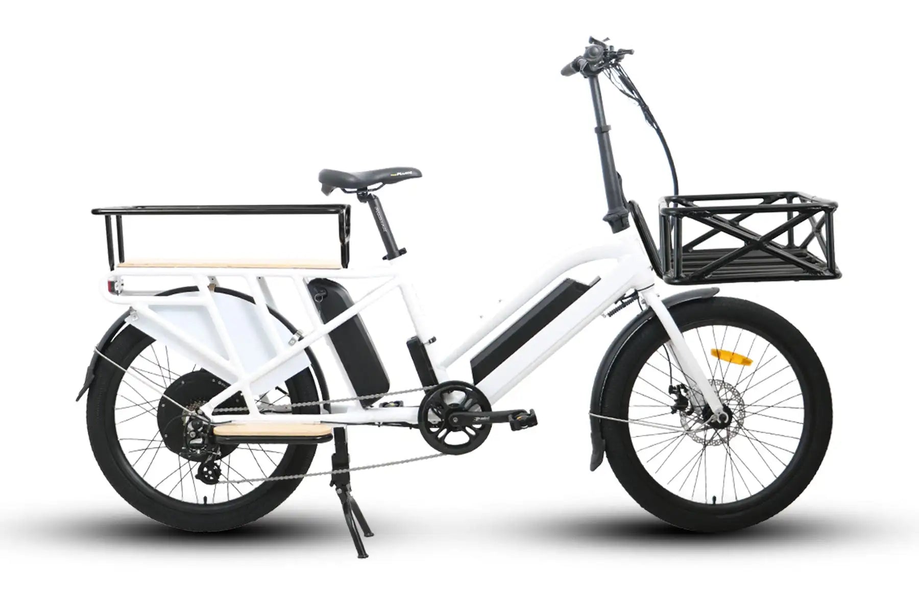 KTX-075859 E-Unorau MAX-CARGO 48V 750W Electric Bike with 7 Speed Gears and Integrated Battery