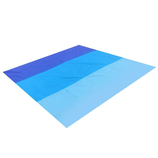 KTX-076371 Ultra-Light Waterproof Beach Mat for 2-6 People - Moisture-Proof Polyester Fabric, Multiple Sizes and Color Options