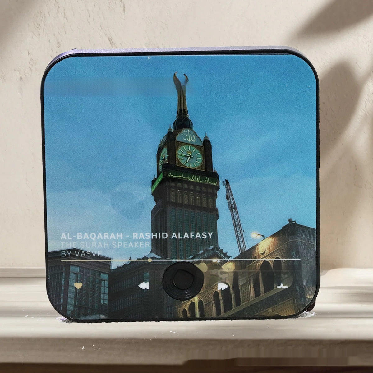 KTX-077779 Quran Music Box Refrigerator Magnet with USB Charging, 30 Play Capacity, ABS Material