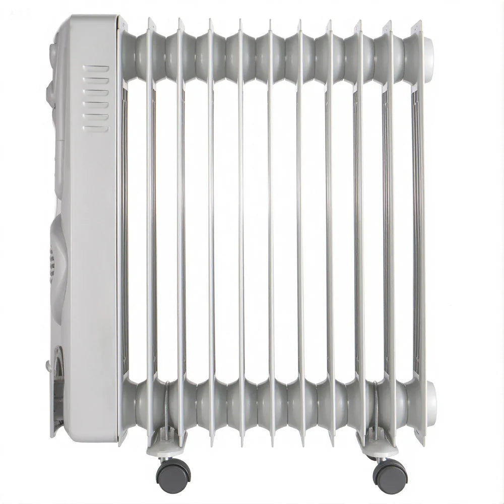 KTX-078611 2900W Oil Filled Radiator with Adjustable Thermostat for Fast and Quiet Whole-Room Heating