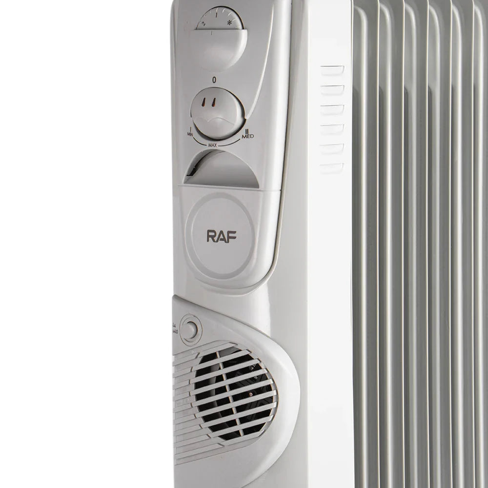 KTX-078611 2900W Oil Filled Radiator with Adjustable Thermostat for Fast and Quiet Whole-Room Heating