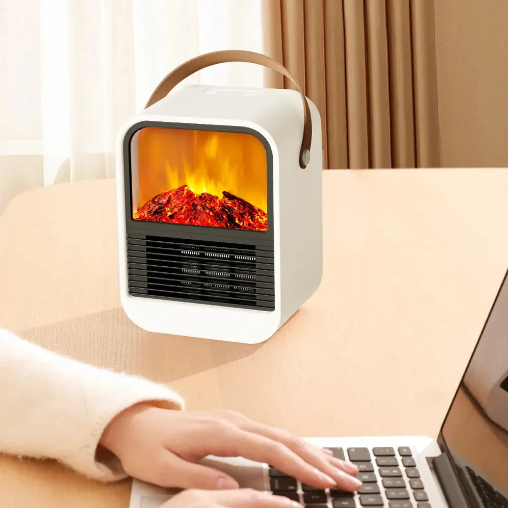 KTX-079187 Portable Electric Fan Heater for Home Office and Indoor Use - 1000W Quick Heat Solution for Winter
