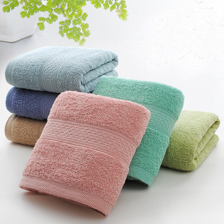 KTX-079571 Thick Cotton Bath and Beach Towel - Soft and Absorbent Design