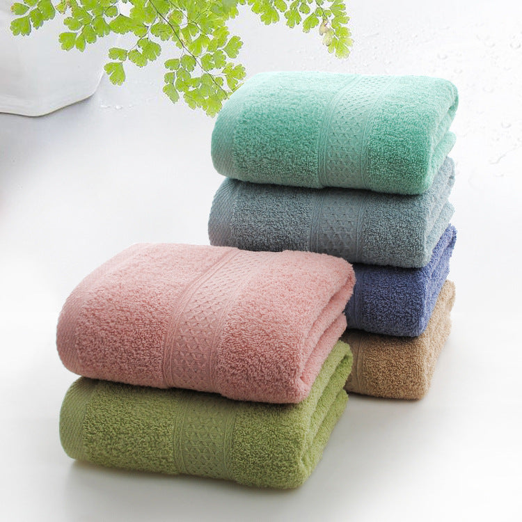 KTX-079571 Thick Cotton Bath and Beach Towel - Soft and Absorbent Design