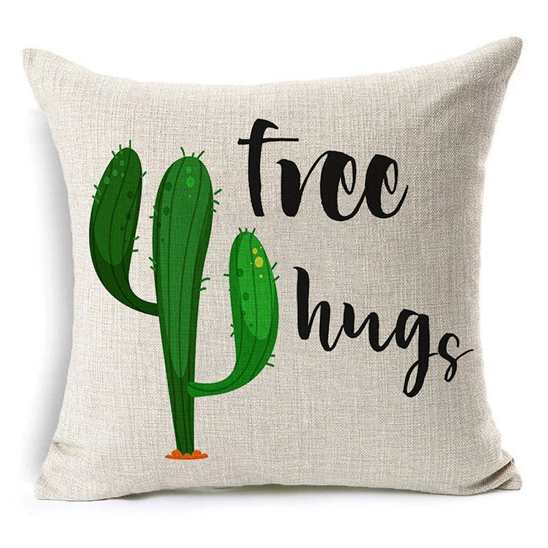 KTX-079827 Nordic Style Black and White Letter Pillowcase - Soft Short Plush Cushion Cover 45x45cm