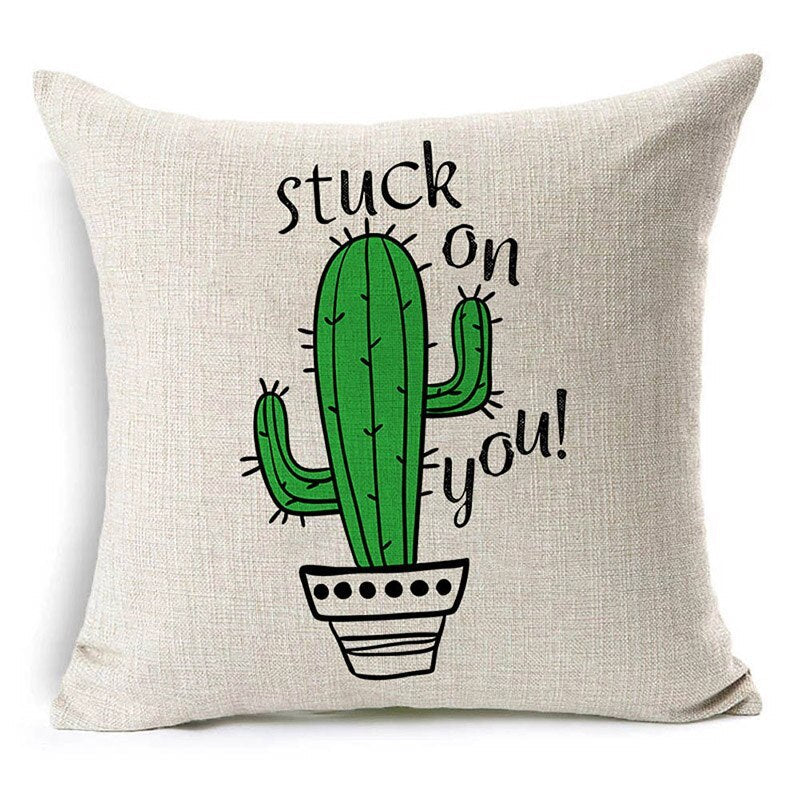 KTX-079827 Nordic Style Black and White Letter Pillowcase - Soft Short Plush Cushion Cover 45x45cm