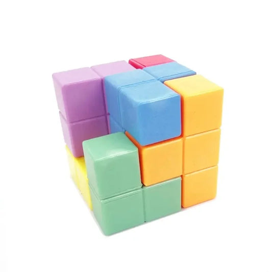 Kids 3x3 Plastic Puzzle Cube Educational Toy, 5x5 cm, Cartoon Style, for Ages 2-4