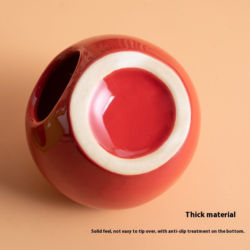 KTX-080275 Ceramic Hamster Nest Shelter for All Seasons - Available in Red and Green