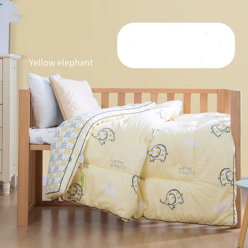 KTX-083283 Pure Cotton Baby Quilts with Polyester Fiber Filling – Winter Warmth for Children Under 6 Years (Various Designs)