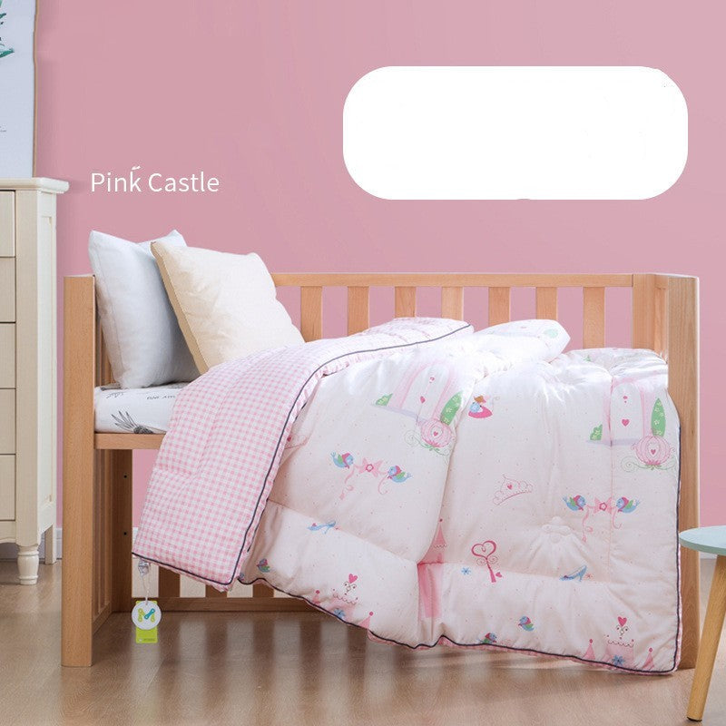 KTX-083283 Pure Cotton Baby Quilts with Polyester Fiber Filling – Winter Warmth for Children Under 6 Years (Various Designs)