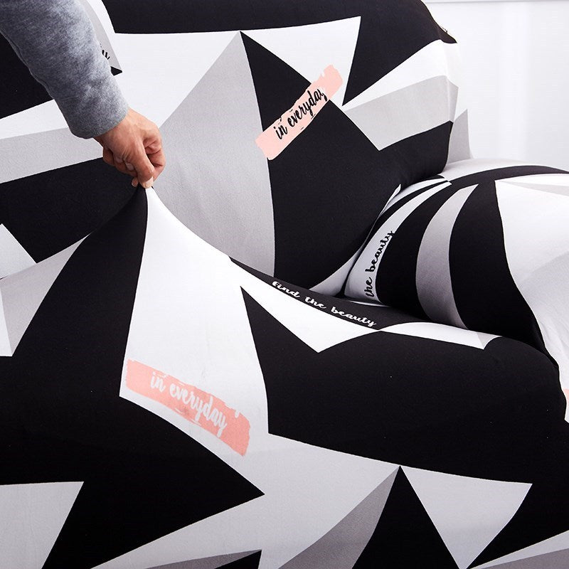 KTX-083347 Stretch Printed Sofa Cover in Various Sizes for Living Room Comfort