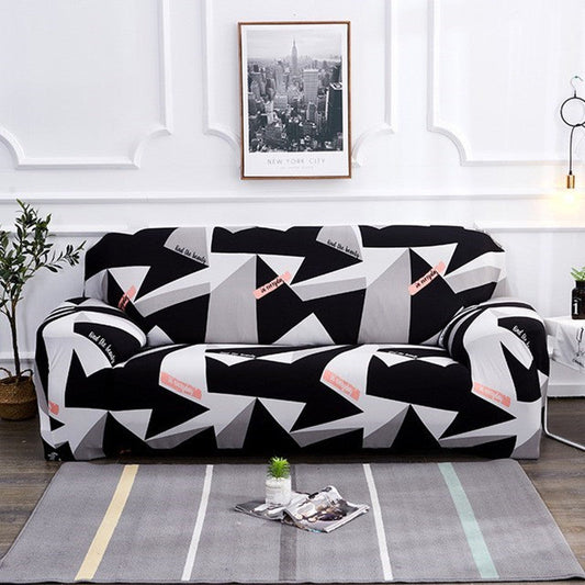KTX-083347 Stretch Printed Sofa Cover in Various Sizes for Living Room Comfort