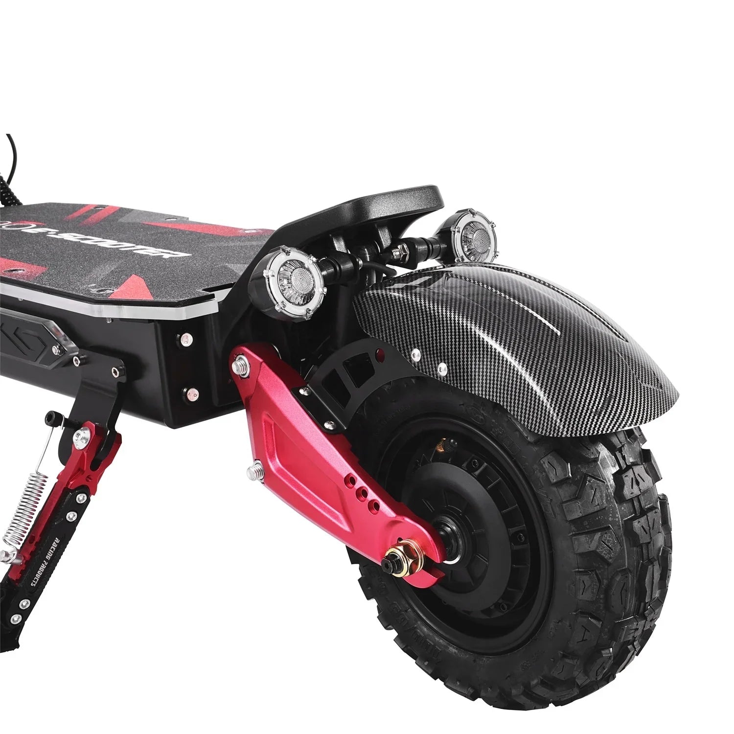 KTX-083795 High Power 6000W Dual Motor Electric Scooter with Bluetooth and Full Suspension, 100-120KM Range, Foldable Design