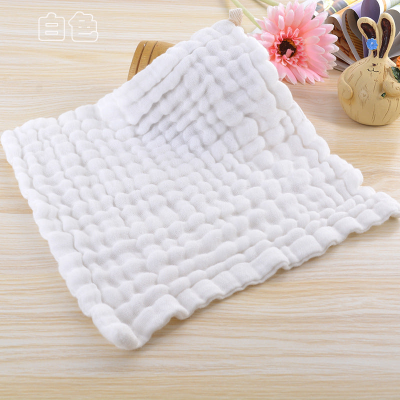 KTX-083859 Six-Layer Cotton Gauze Seersucker Infant Towel - Soft and Quick-Drying, 11s-15s Water Absorption, Multiple Colors Available