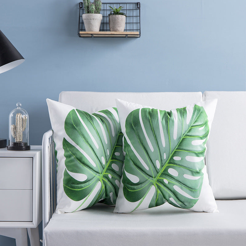 KTX-084755 Flamingo Rich Velvet Pillow with PP Cotton Filling, Nordic Style, 45x45CM