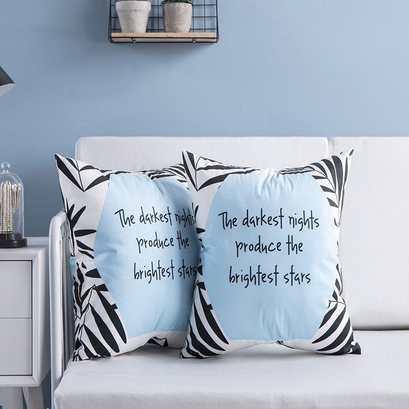 KTX-084755 Flamingo Rich Velvet Pillow with PP Cotton Filling, Nordic Style, 45x45CM