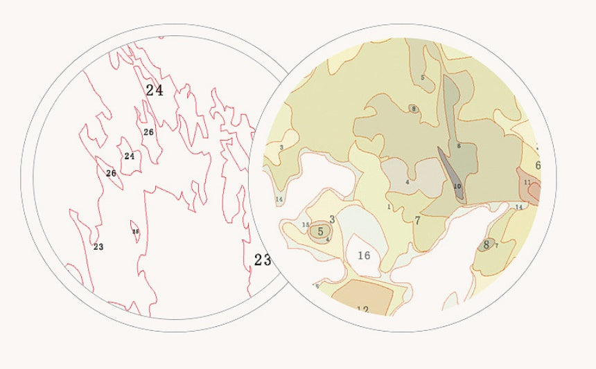 KTX-086675 Abstract Butterfly Decorative Painting - Modern Linen Digital Oil Art, Butterfly Landscape, Available Sizes 30x40cm & 40x50cm