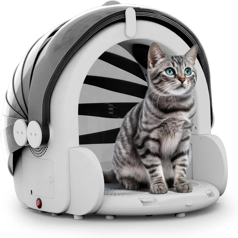 KTX-086995 Pet Drying Cabin for Dogs and Cats - Foldable 360-Degree Hair Blowing Dryer Machine