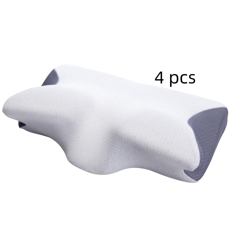KTX-087059 Butterfly Sleep Memory Pillow with Slow Rebound and Breathable Jacket, 49.5x30x11CM