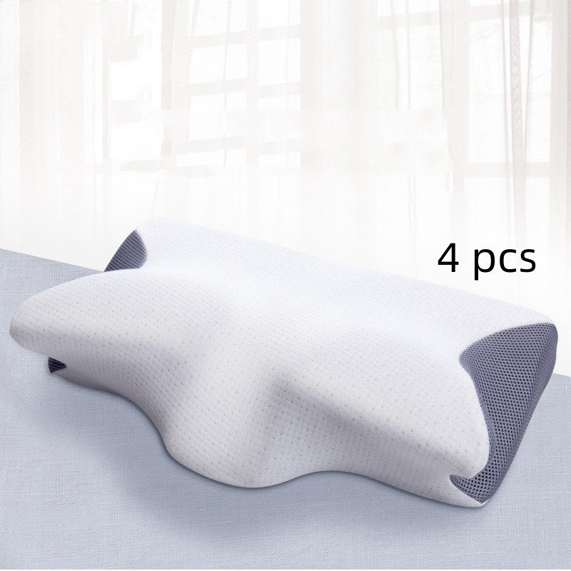 KTX-087059 Butterfly Sleep Memory Pillow with Slow Rebound and Breathable Jacket, 49.5x30x11CM
